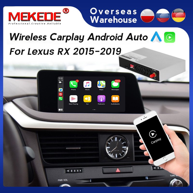 MEKEDE Android Wireless car play Android box For Lexus RX GPS navigation VIDEO