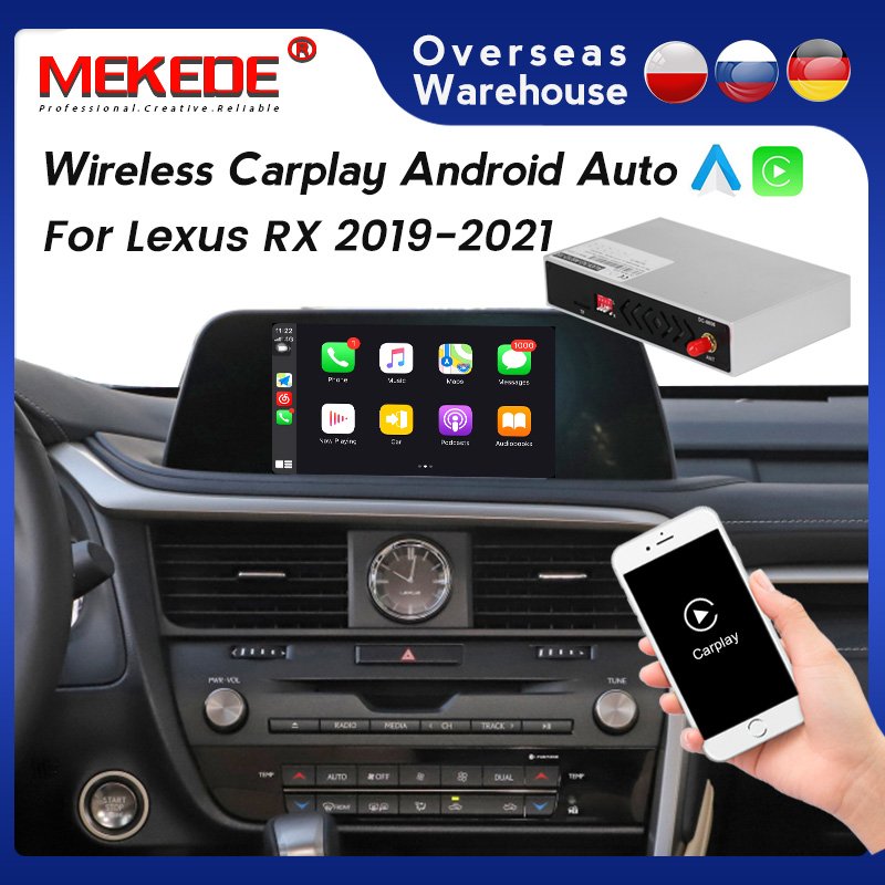 MEKEDE Android Wireless car play Android box For Lexus RX GPS navigation VIDEO
