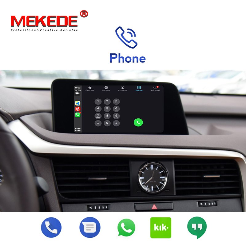 MEKEDE Android Wireless car play Android box For Lexus RX GPS navigation VIDEO