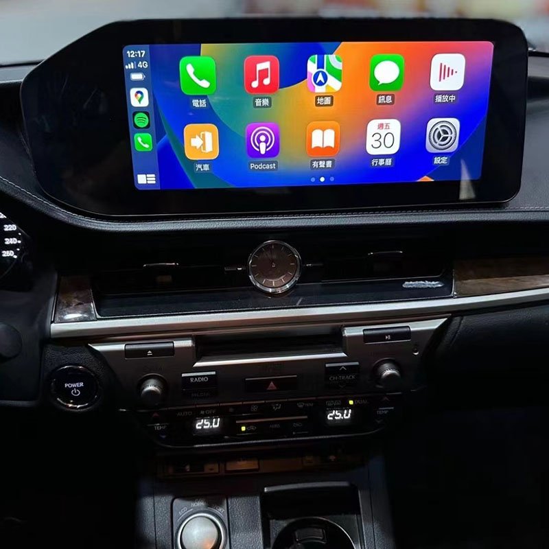 12.3 Inch Android 13 Android Car Radio For Lexus ES Low Level Multi-Language Car Stereo GPS Dvd Player Multimedia 2013-2017