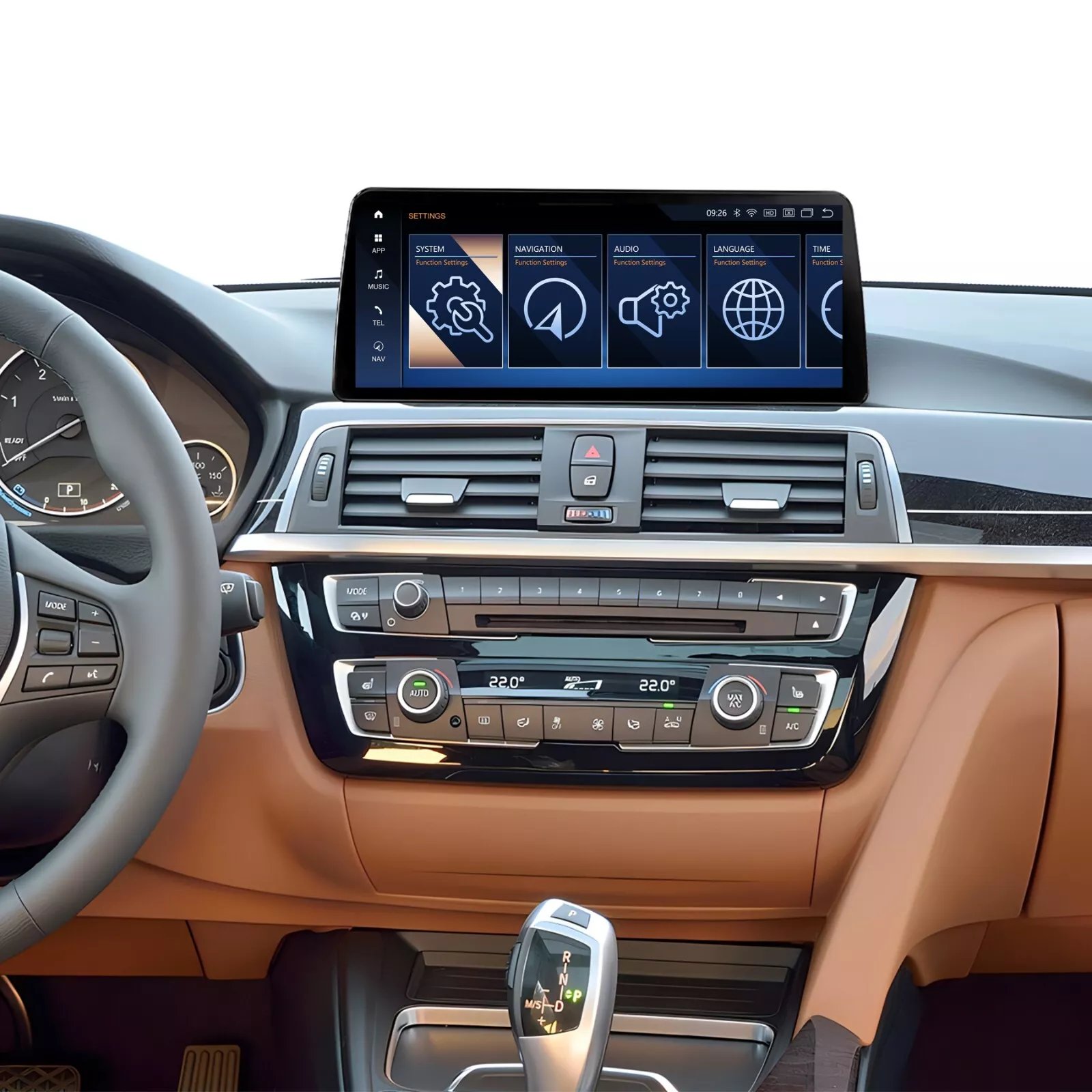 12.3" Touch IPS Screen Car DVD Player Android GPS Navigation Carplay Multimedia For BMW 3 Series F30 F31 F34 NBT/EVO 2013-2019