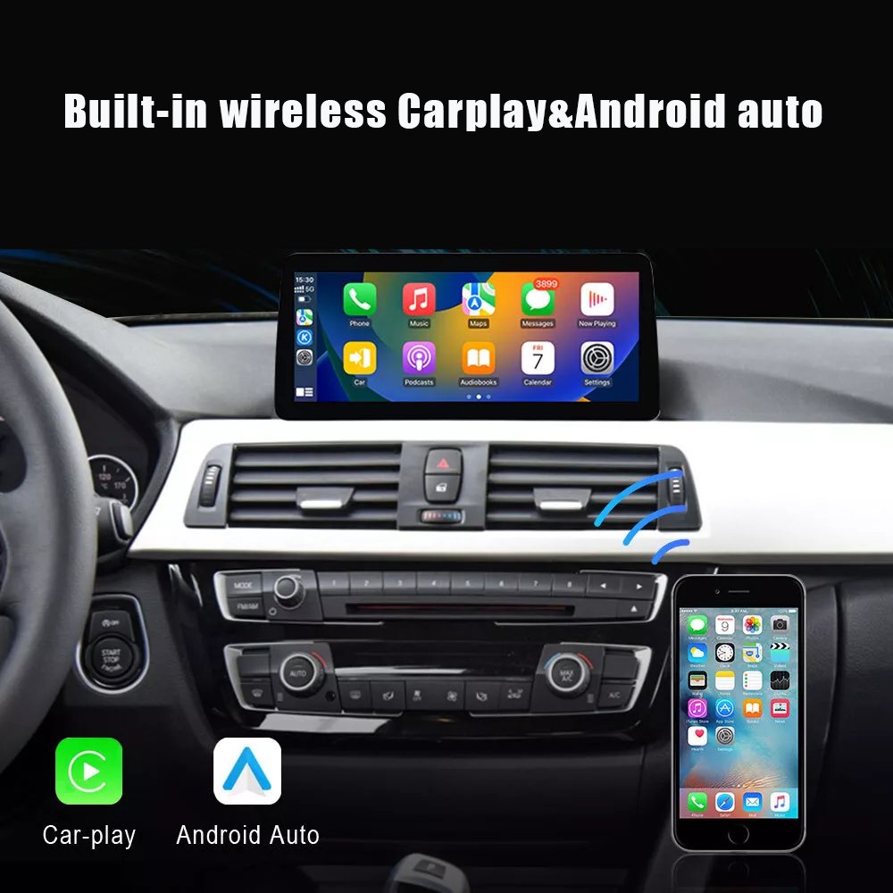 12.3" Touch IPS Screen Car DVD Player Android GPS Navigation Carplay Multimedia For BMW 3 Series F30 F31 F34 NBT/EVO 2013-2019