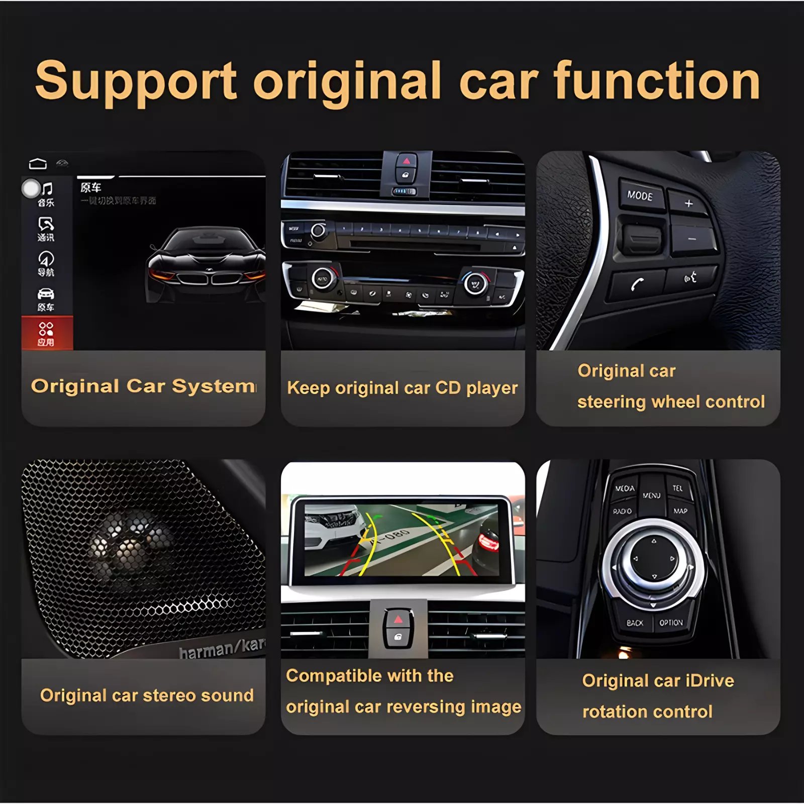 12.3" Touch IPS Screen Car DVD Player Android GPS Navigation Carplay Multimedia For BMW 3 Series F30 F31 F34 NBT/EVO 2013-2019