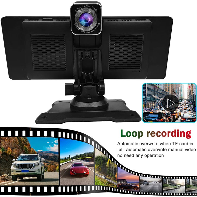 9.3inch portable car navigation display car video radio player