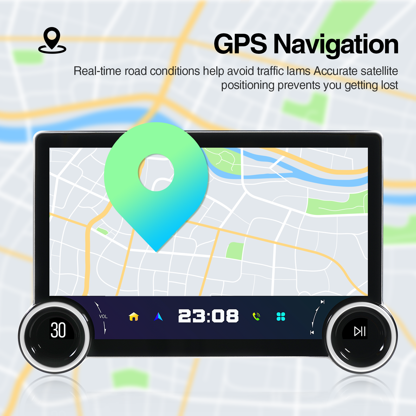 Android13 Car Radio Multimedia Player 11.5Inch 2K GPS Navigation HeadUnit For Toyota Land Cruiser Prado