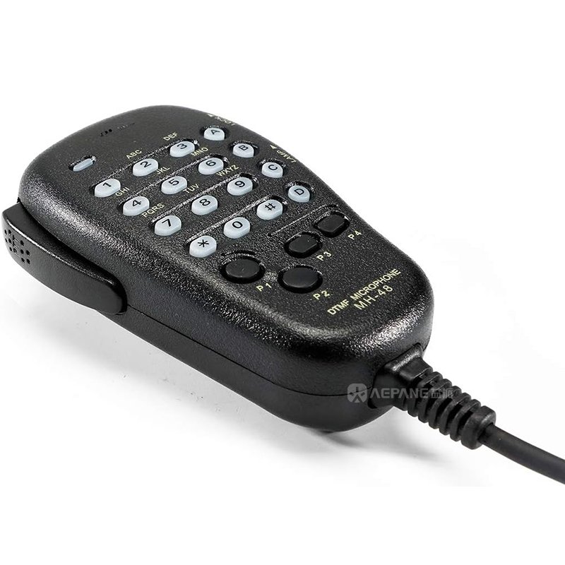 MH-48A6J 6 Pin Coil Cord DTMF Speaker Hand Microphone for Yaesu Mobile Radio FT-7900R FT-7100M1 FT-1900R FT-2600 FT-2800 FT1807