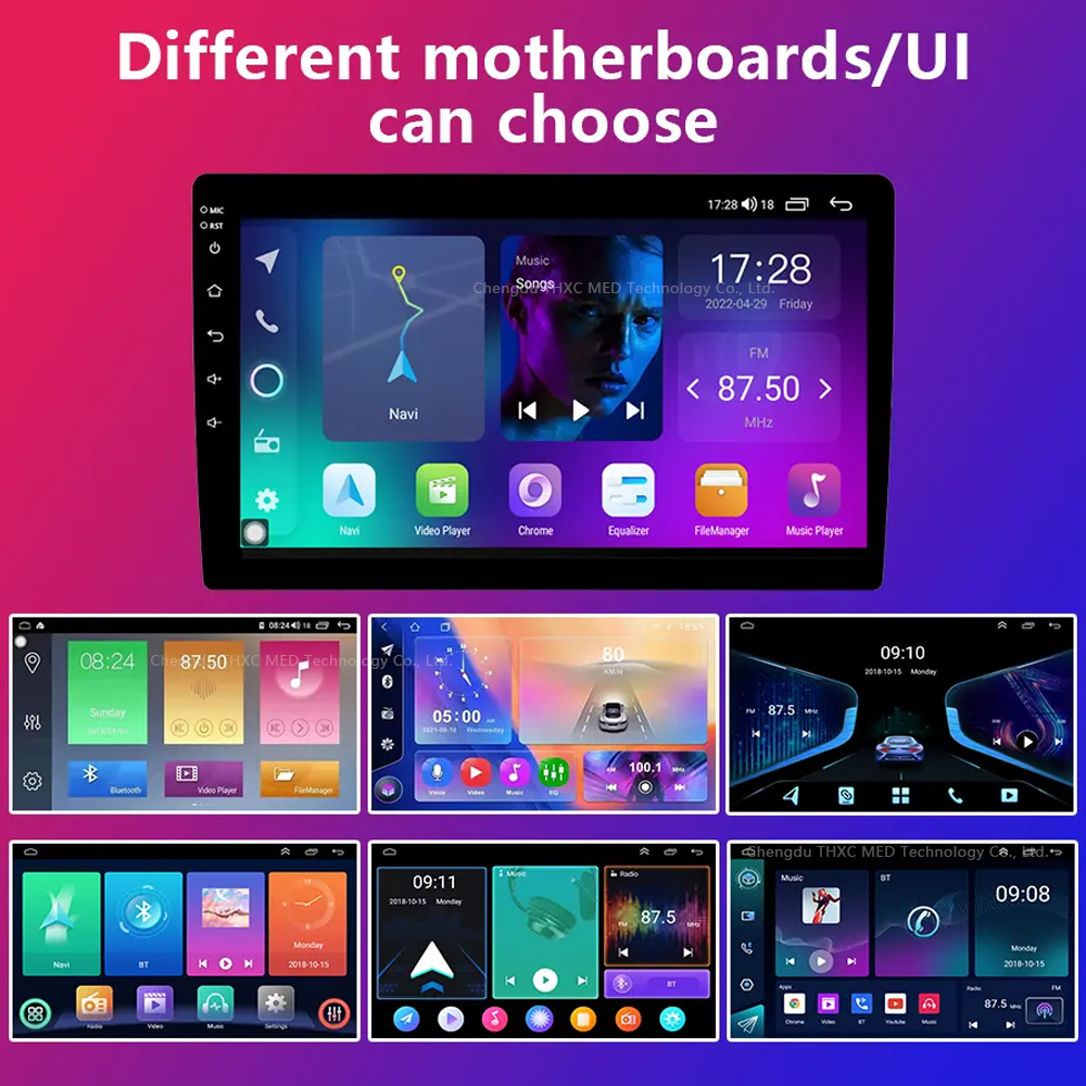 7 9 10 13 Inch Qled Cars Radio Touch Screen Carplay Auto Stereo Gps Fm Am Bt 1 Din 2 Din Wifi Dvd Car Player Android Car Radios