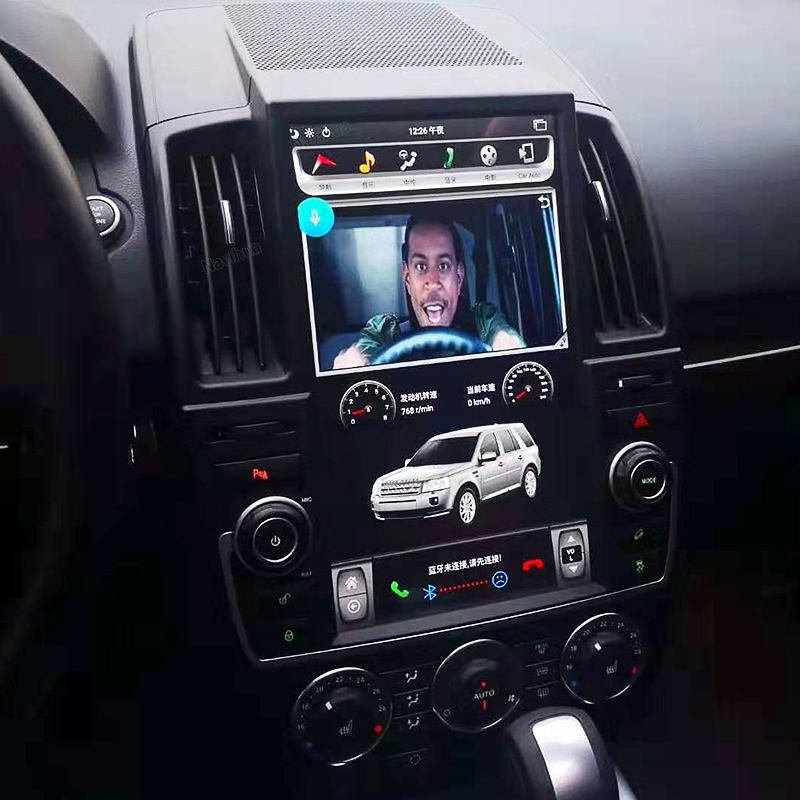 Feebest 13.6" Android auto Radio For Tesla Screen Car DVD Player GPS Navigation For Land Rover For Freelander 2 2007 Para Carro