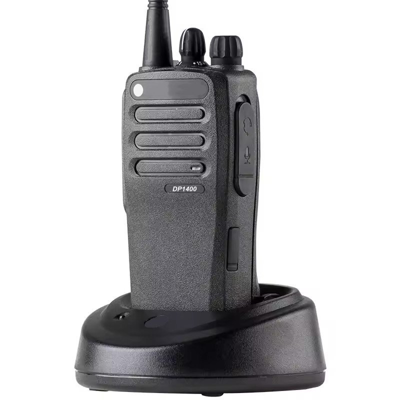 DP1400 5W Handheld UHF Digital Two-Way Radio for Construction Walkie Talkie with GPS Long Ran Mobile Home Use Model Dep450
