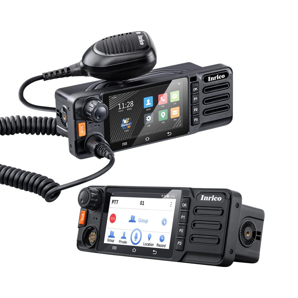 Inrico TM-9 4G POC Vehicle Mouted radio global server mobile radio With Touch Screen support GPS