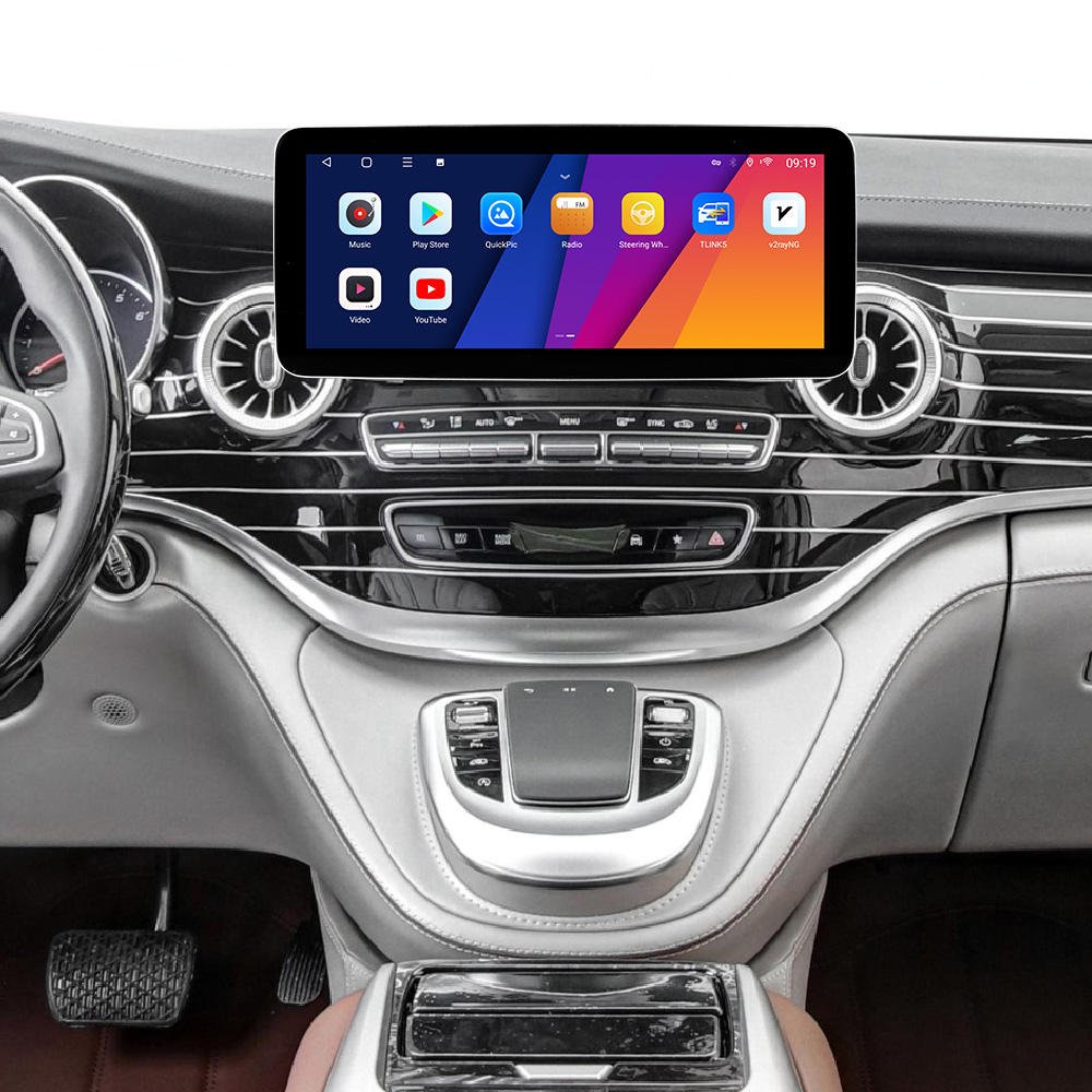 12.3 inch 4G+64G Android Stereo 360 Panoramic View DSP Mirror Link CarPlay GPS Navigator display Benz/Audi Android Auto
