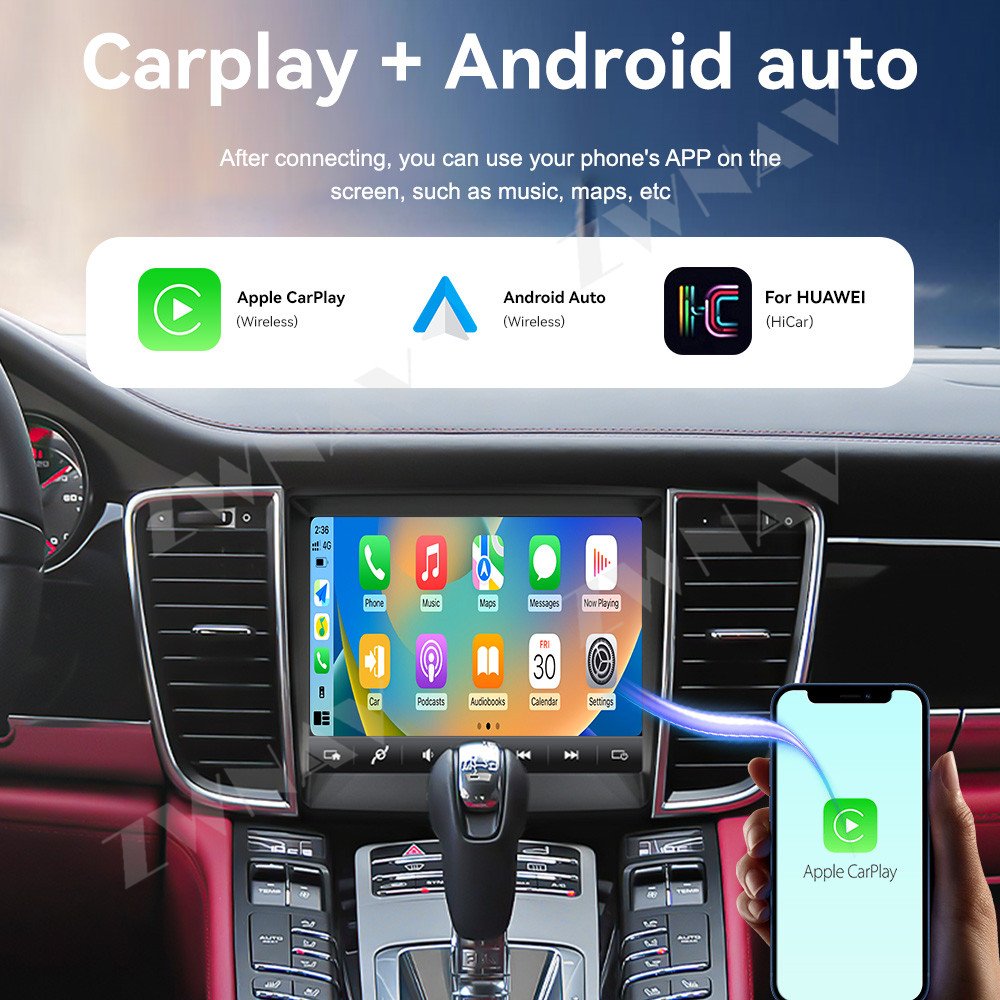 ZWNAV 8.4 Inch Carplay For Porsche Panamera 2010-2016 Car Radio Car Audio Multimedia Video Player GPS Navigation Android Carplay