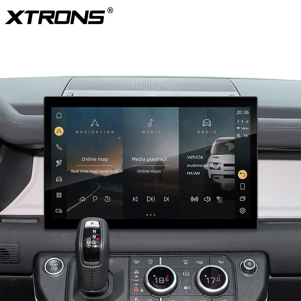 XTRONS 13.3" Car Stereo for Land Rover Defender (2020-2024) with PIVI System Android 13 8 Core 4G LTE GPS Navigation
