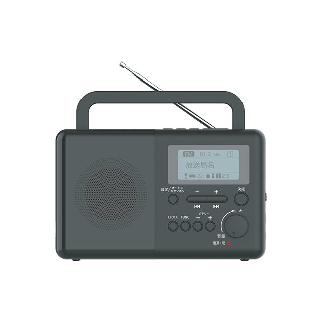 Lightweight AM FM Radio with Best Reception AC 110V or Battery Operated Portable Radio