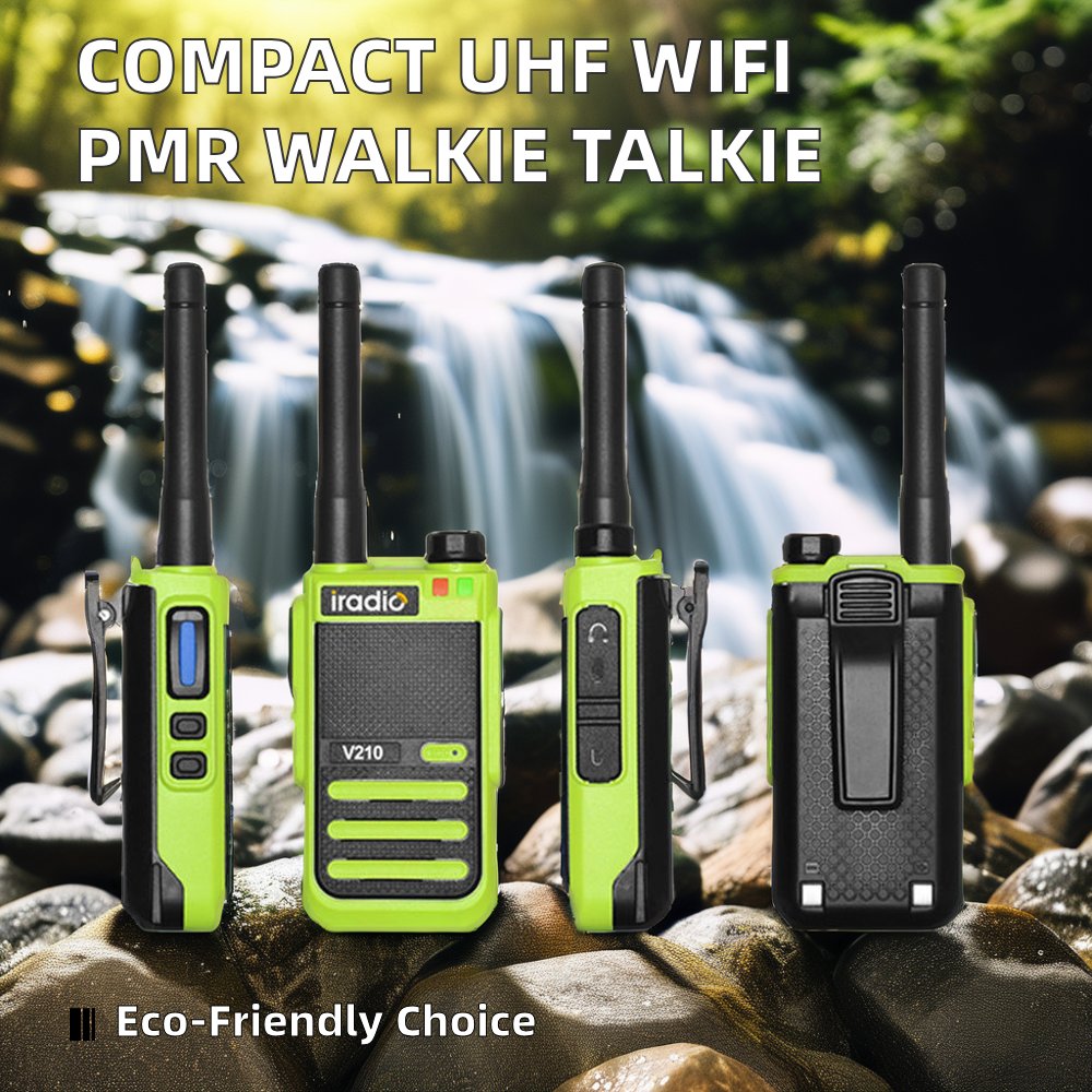 Small Size 2W Output Power PMR UHF WiFi Walkie Talkie Mini Handheld Two-Way Radio with Long Ran GPS Support Zello Feature