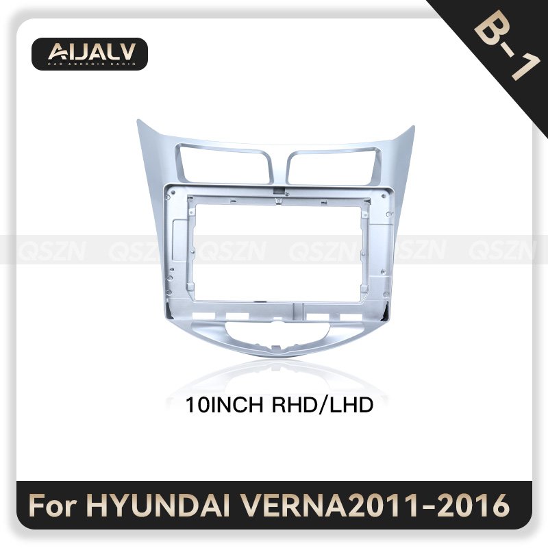 Manufacturer Plastic Auto Android fascia frame for For Hyundai Verna 2011-2016 10 inch universal dashboard stereo panel
