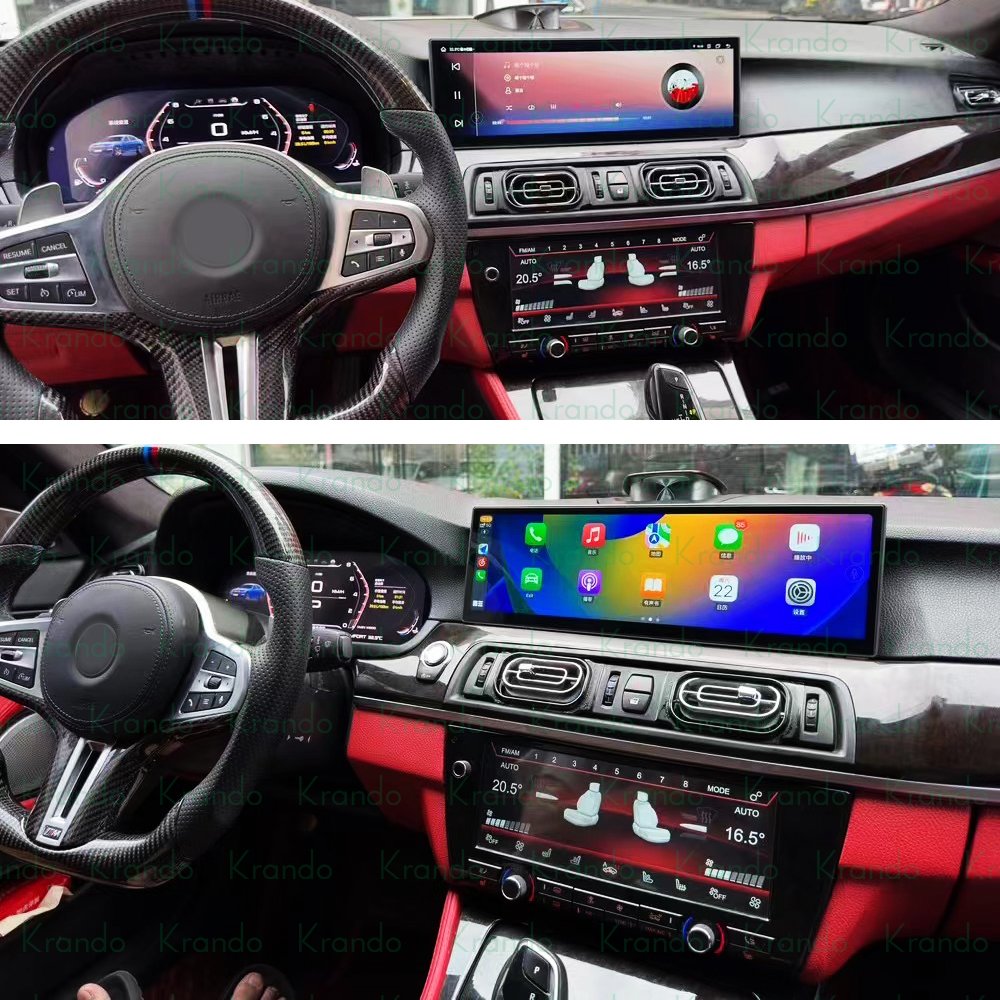 Krando 14.9'' upgrade the newest car radio Android navigation system For BMW 5 Series F10 F11 2011~2017 CIC NBT multimedia DVD