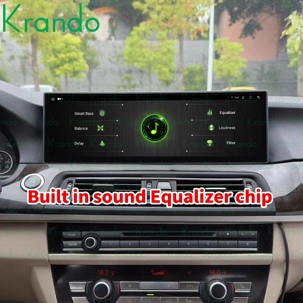 Krando 14.9'' upgrade the newest car radio Android navigation system For BMW 5 Series F10 F11 2011~2017 CIC NBT multimedia DVD