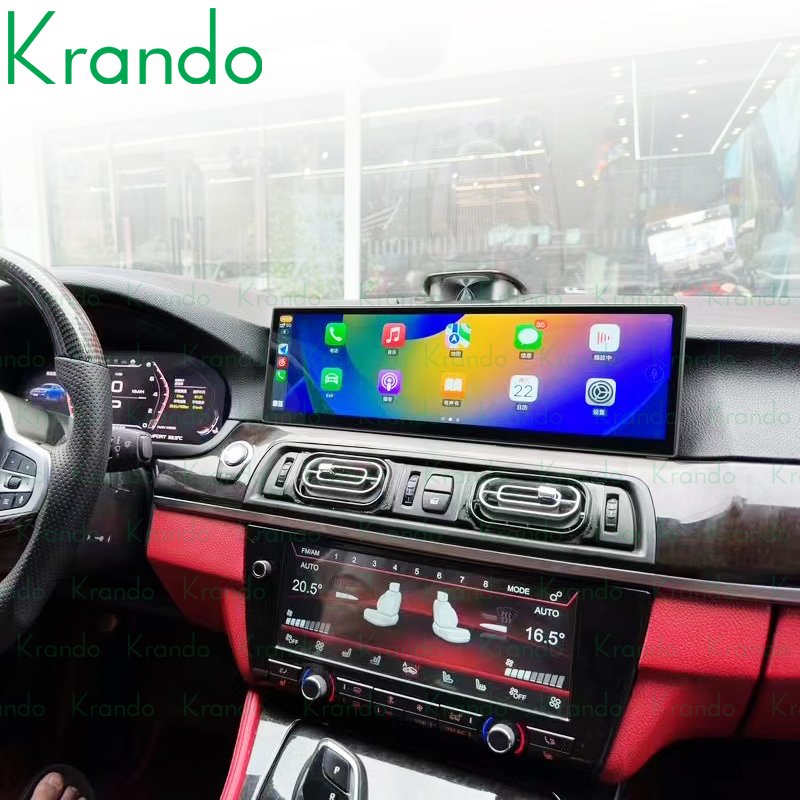 Krando 14.9'' upgrade the newest car radio Android navigation system For BMW 5 Series F10 F11 2011~2017 CIC NBT multimedia DVD