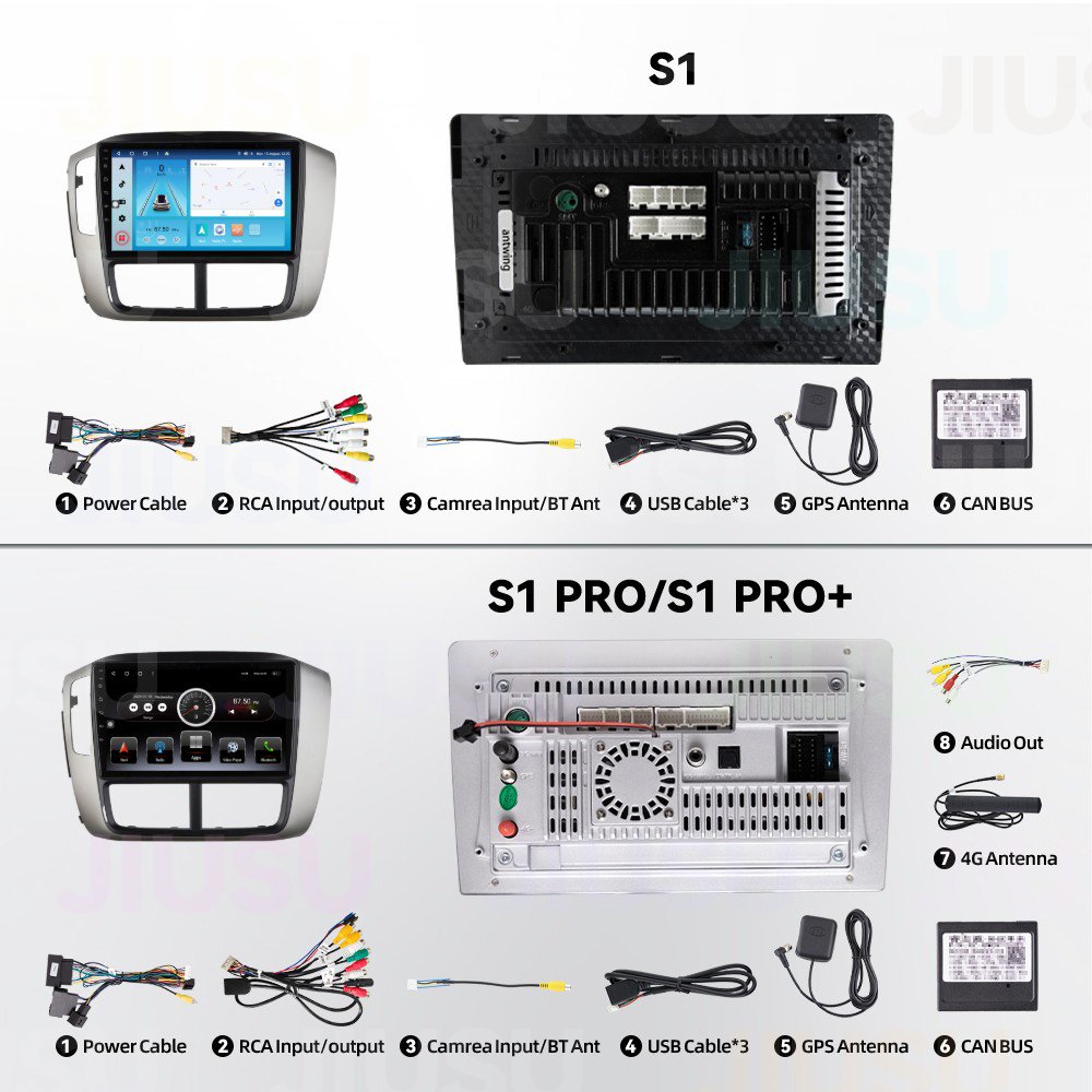 Touch Screen Android 12 Car Radio GPS Navigation DVD Player Stereo Multimedia Audio System for Honda Pilot 2006-2011 with DSP
