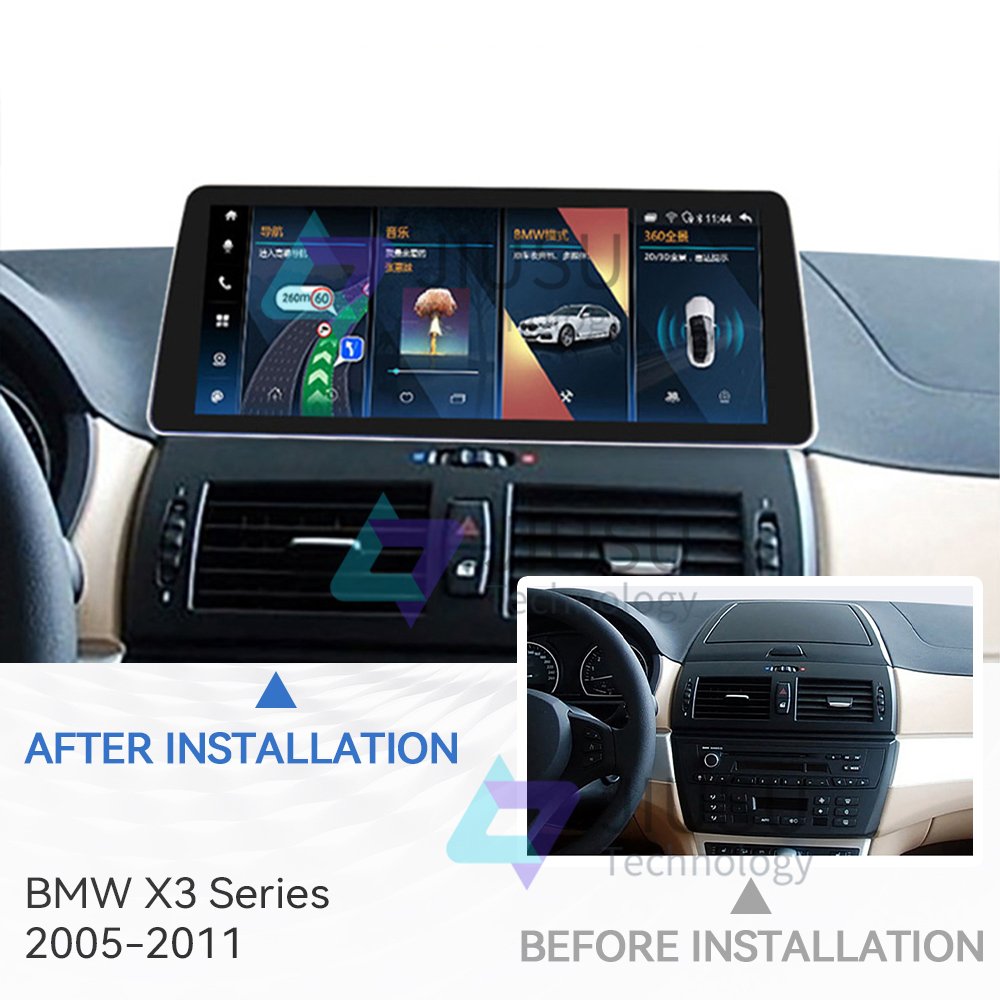 12.3'' Touch Screen Android Car Radio GPS Navigation DVD Player Stereo Multimedia System for BMW X3 E83 2005-2011