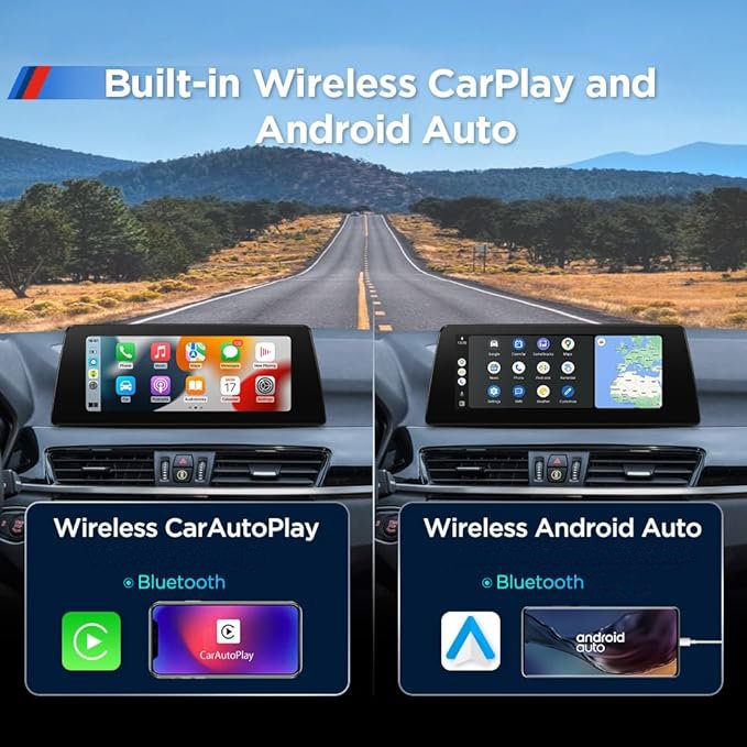 10.25-inch android 13 headunit touch screen car radio with wifi carplay For BMW X1 F48 2018-2019 EVO System