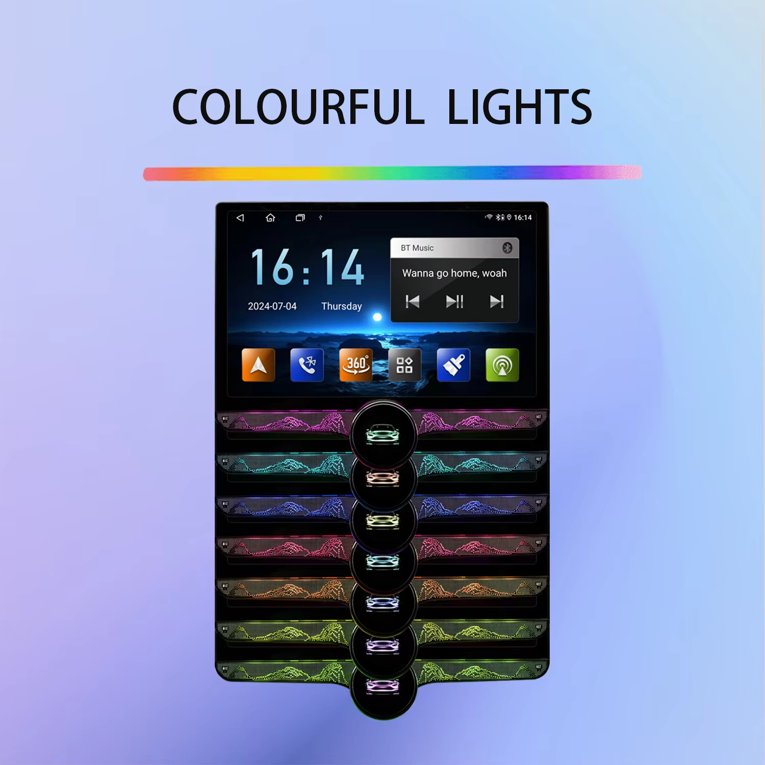 11.5 Inch Android 12 Diamond 2K Car Player with Built-In GPS Bluetooth Touch Screen Digital Signal Processor Android Car Radio