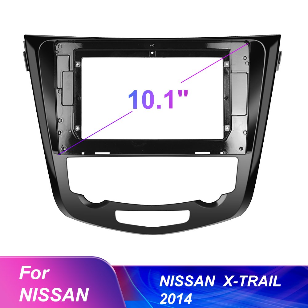 Podofo 2 Din 10'' Android car radio Plastic Frame Damage-free special kit For Nissan X-TRAIL 2014 + Canbus