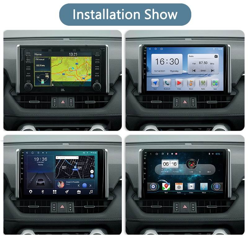 Car Video For Toyota RAV4 2018 2019 2020 multimedia player gps navigation carplay wifi android 13 2din car radio
