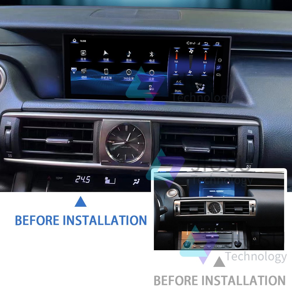 Touch Screen Android Car Radio GPS Navigation DVD Player Stereo Multimedia System for Lexus IS 2013-2016 with Carplay DSP DAB