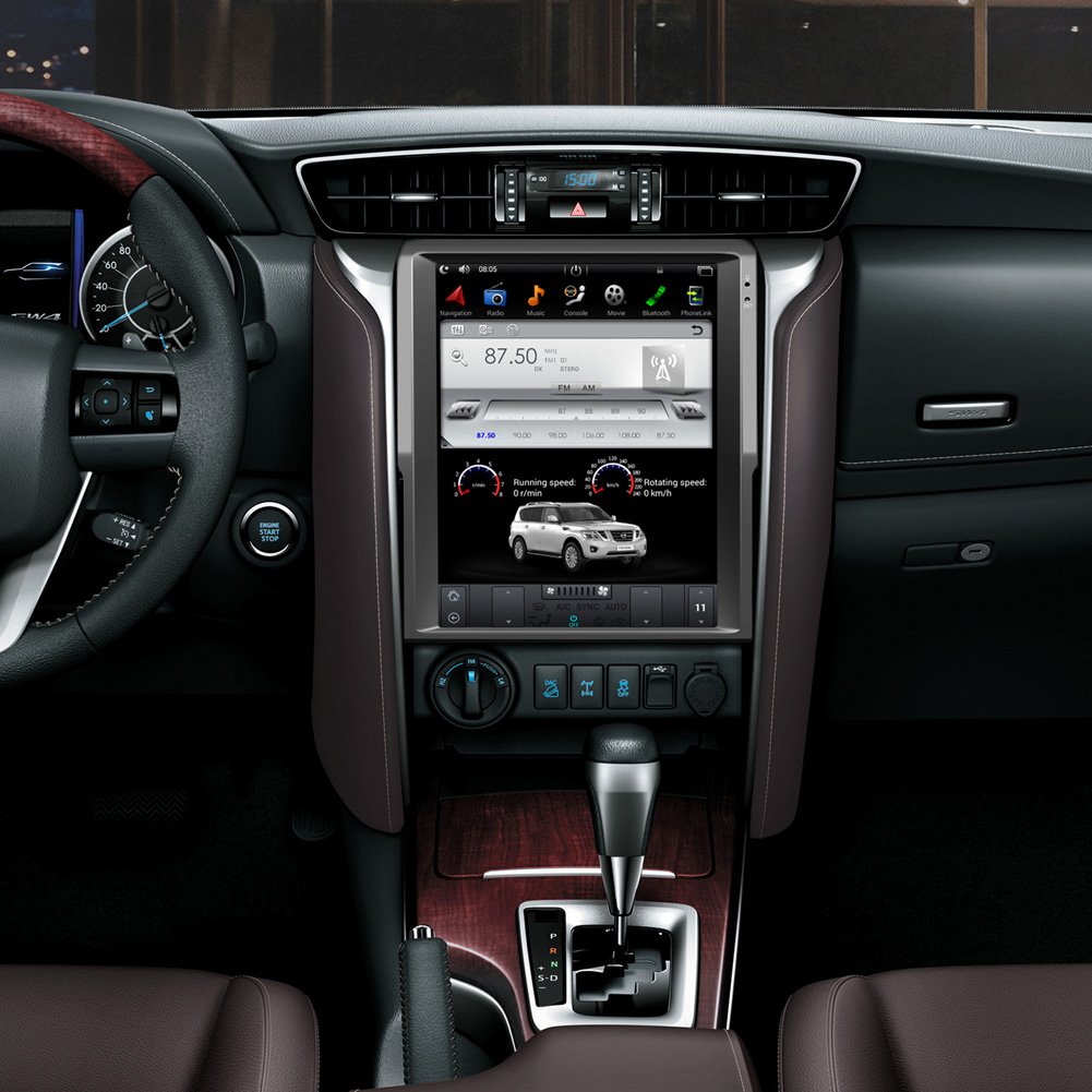 Hot Sales Android TOYOTA Fortuner /Revo 2016- Manual A/C Car GPS Navigation Car Stereo Radio Car Play Video Player Car Monitor
