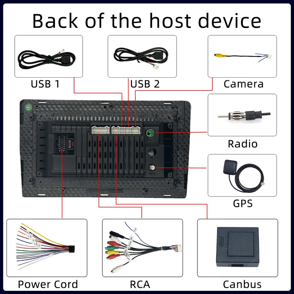 9" Universal 1din Android Car Radio IPS Touch Screen Video WIFI GPS Navigation Stereo Car Audio System Headunit