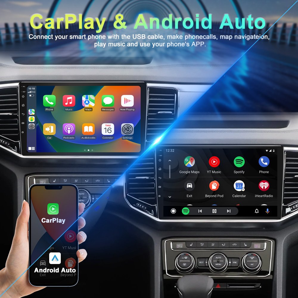 Android 13 4+64G For VW Passat MK5/6 Jetta Golf Polo IPS 9 inch Car Radio Auto GPS Carplay Video Car DVD Player