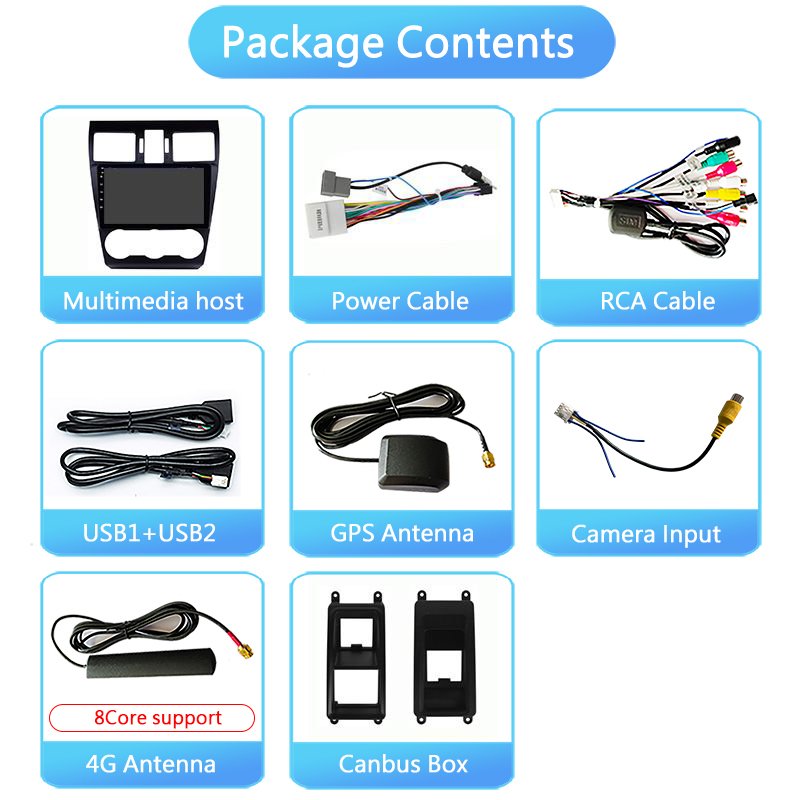 Android Radio For Subaru Forester 2013 - 2015 Car Multimedia Video Player Navigation