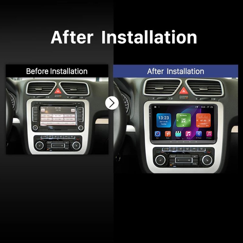 2 Din Android 10 Car radio GPS Navigation For VW Passat B6 amarok volkswagen Skoda Octavia 2 superbJetta T5 golf 5 6 Multimedia