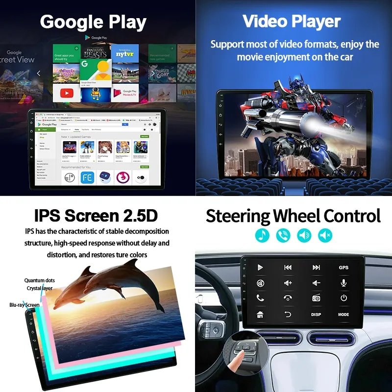 Android 12.3" Car Radio Stereo Wireless Carplay Auto Capacitive Multimedia Player GPS For Peugeot 4008/5008 2016-2022