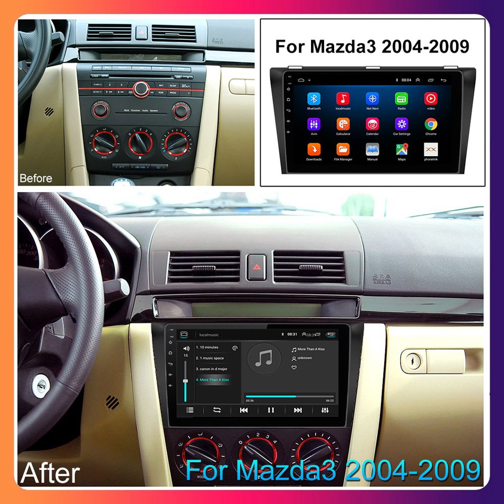 Wholesale Android 11 IPS Screen Car Radio Dvd Player GPS for mazda 3 2004-2009 with WIFI BT Audio Player