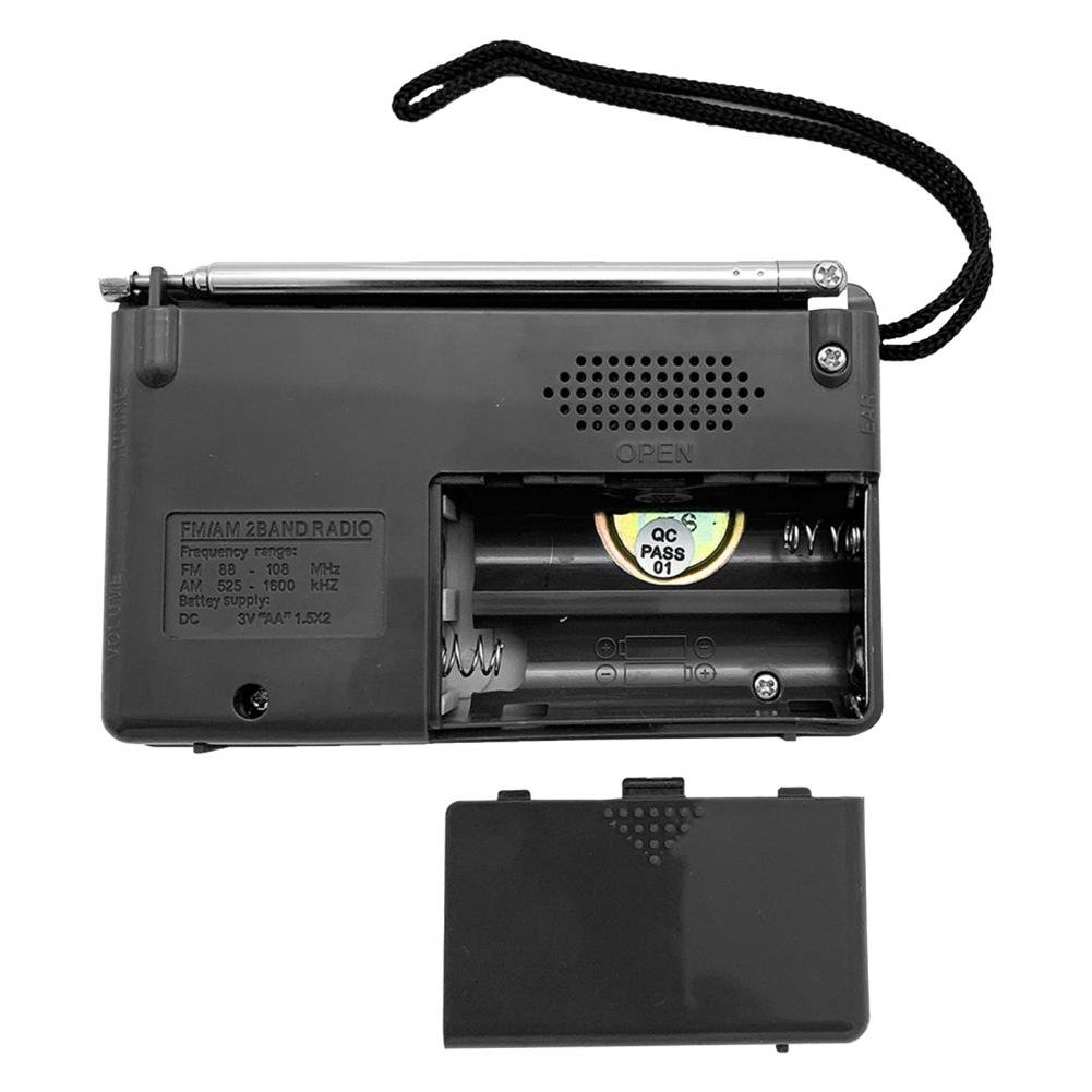 2024 Hot Selling Mini Pocket AA Battery FM AM Small MP3 Radio Retro Radio Portable with Antenna Usb Mini FM Radio