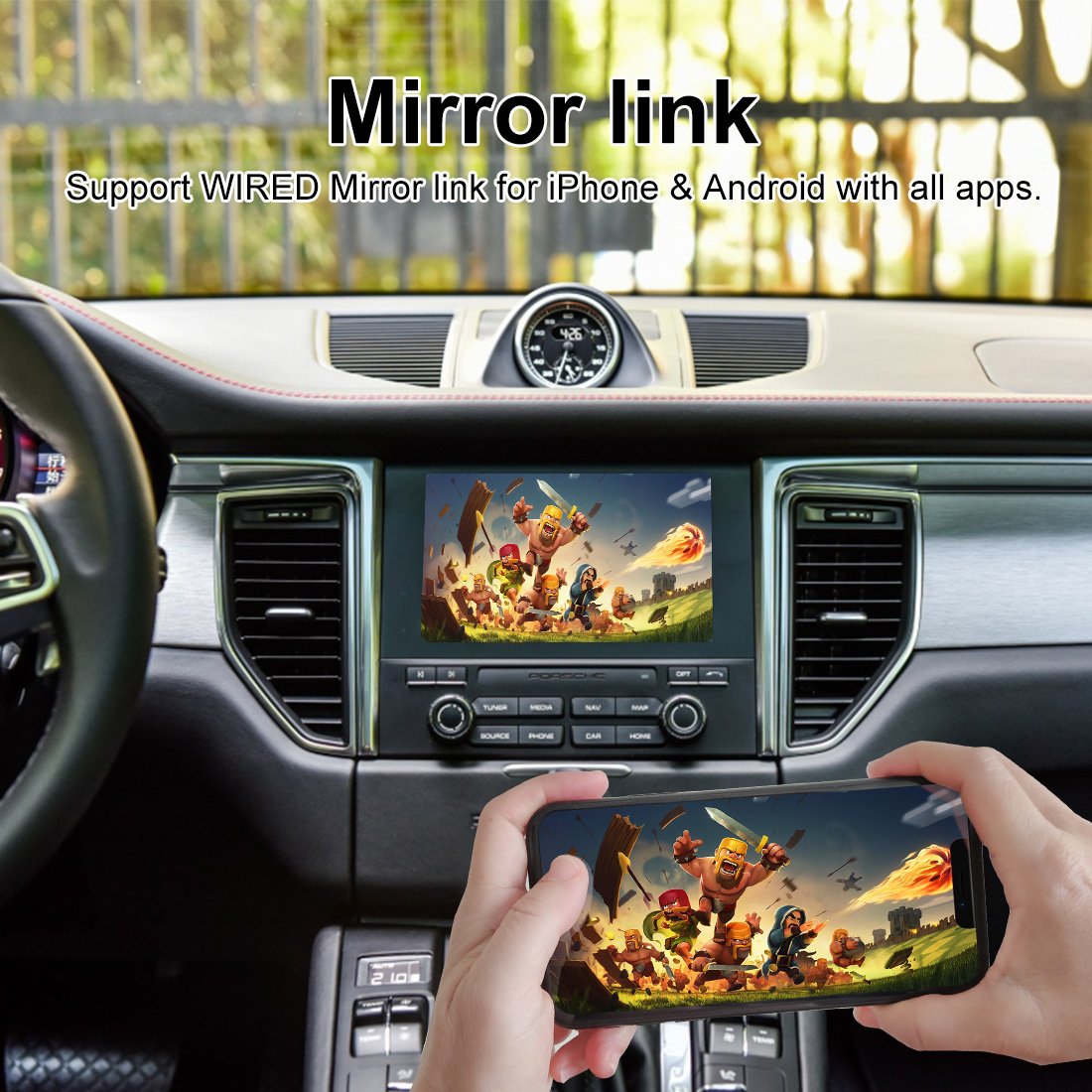 Joyeauto Wireless Apple Carplay Module for Porsche PCM 4.0 Cayenne Panamera Macan Bosxter 911 Android Carplay Wireless Adapter