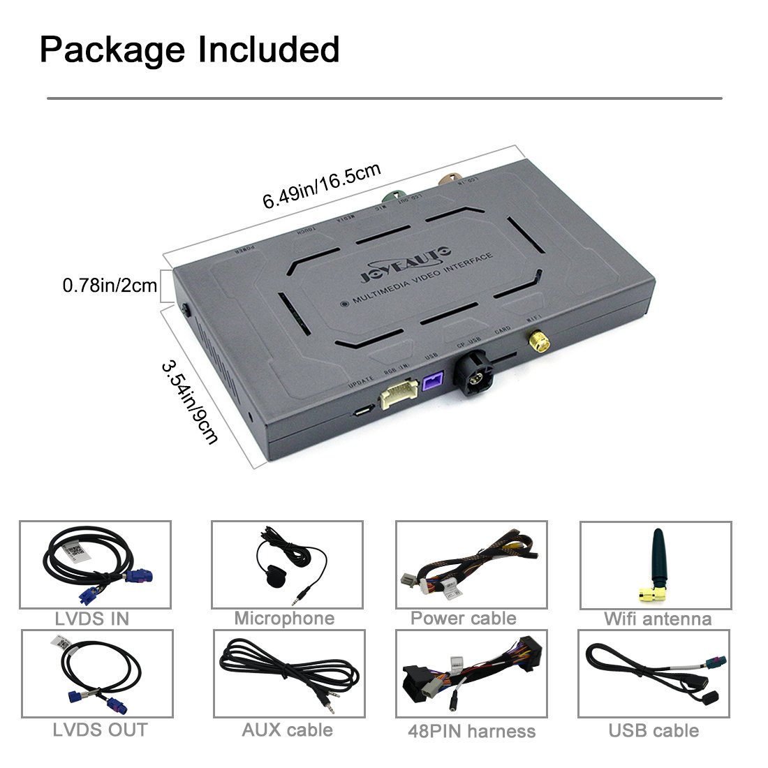 Joyeauto Wireless Apple Carplay Module for Porsche PCM 4.0 Cayenne Panamera Macan Bosxter 911 Android Carplay Wireless Adapter