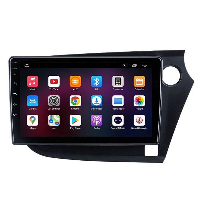 For HONDA INSIGHT 2009 LHD QLED Screen Headunit Device Double 2 Din Car Stereo GPS Navigation Android Car Radio