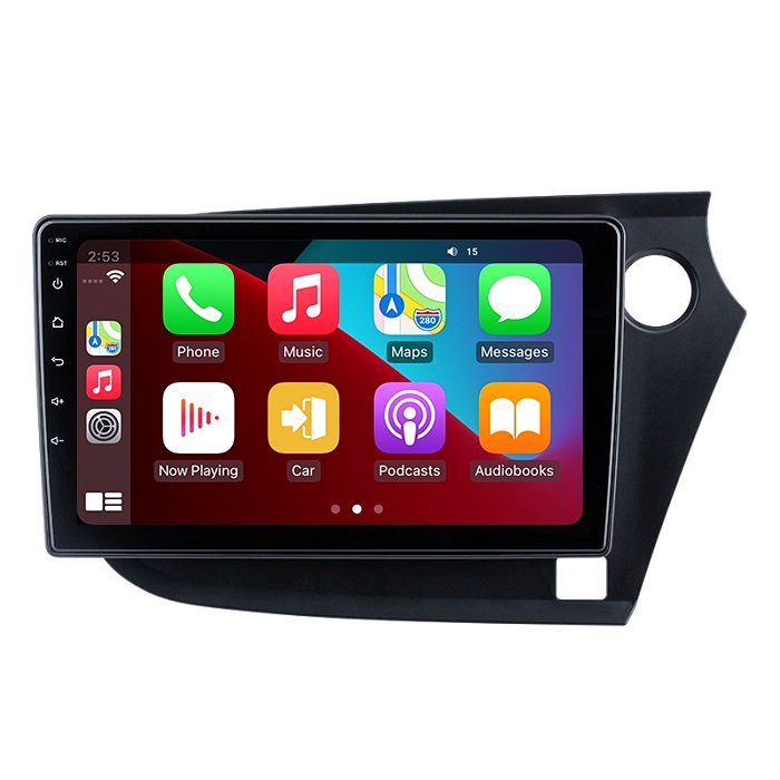 For HONDA INSIGHT 2009 LHD QLED Screen Headunit Device Double 2 Din Car Stereo GPS Navigation Android Car Radio