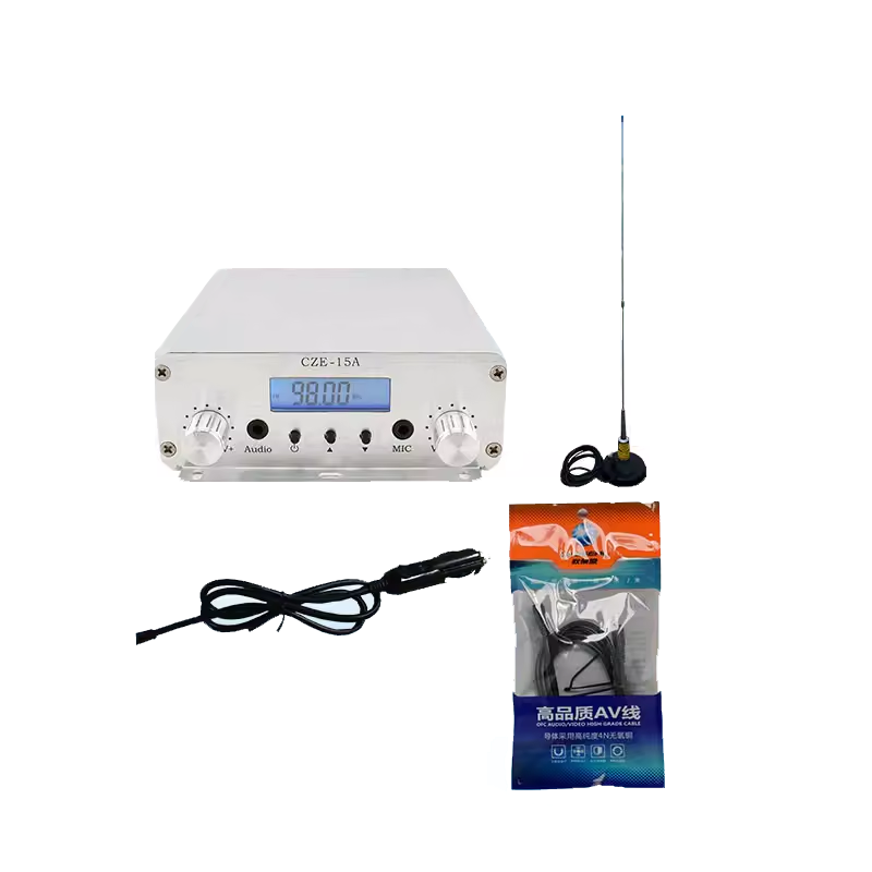CZE-15A 15W Fm Transmitter Wireless Broadcast Radio Station Stereo PLL Audio Amplifier