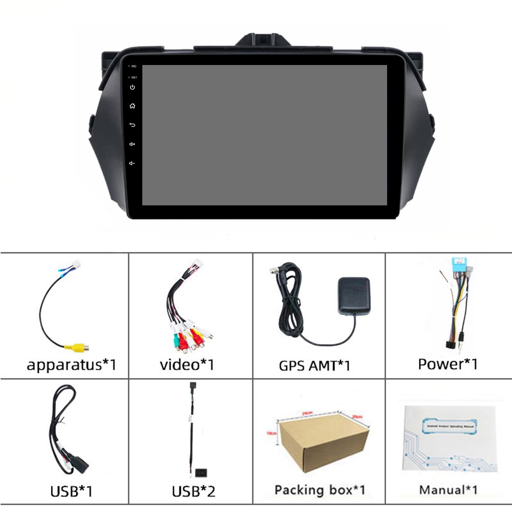 Android player 9 inch car radio 4-core carplay 2+32GB GPS WiFi DSP/RDS for Suzuki Ciaz Alivio 2014-18