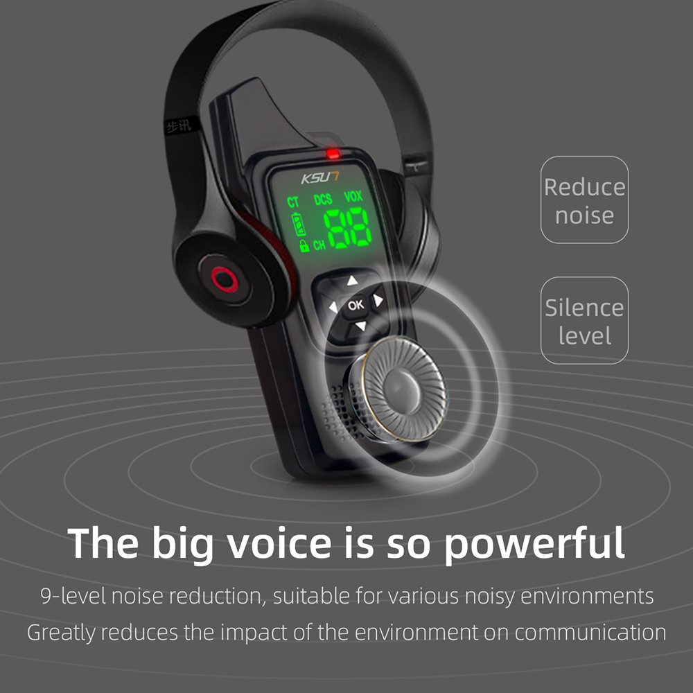 KSUN V6 Two Way Radio Hidden Display UHF Wireless Handheld Portable PTT Super Mini Ultra Small Walkie Talkie