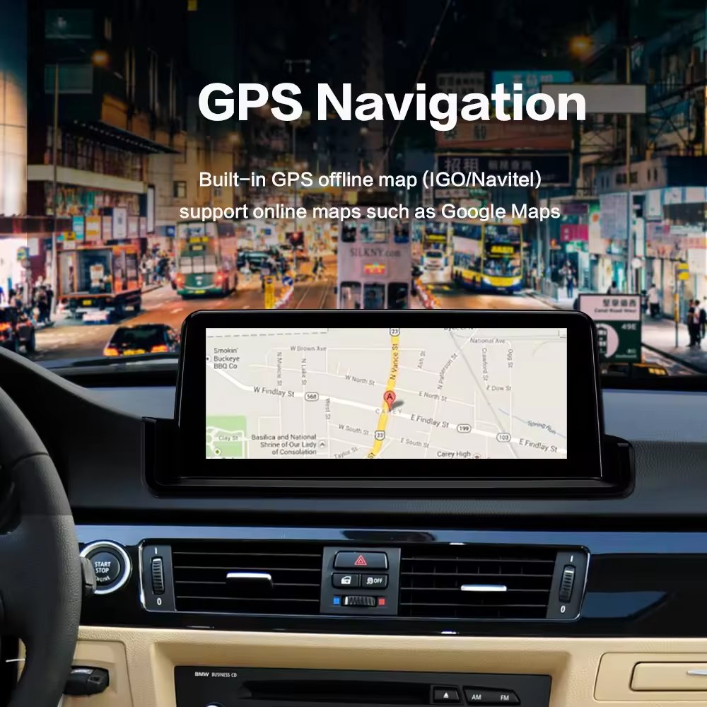 10.25 inch IPS Screen 8 Core Android auto Carplay GPS Navigation 4G For BMW E90E91E92E93 2004-2011 Car Radio Stereo