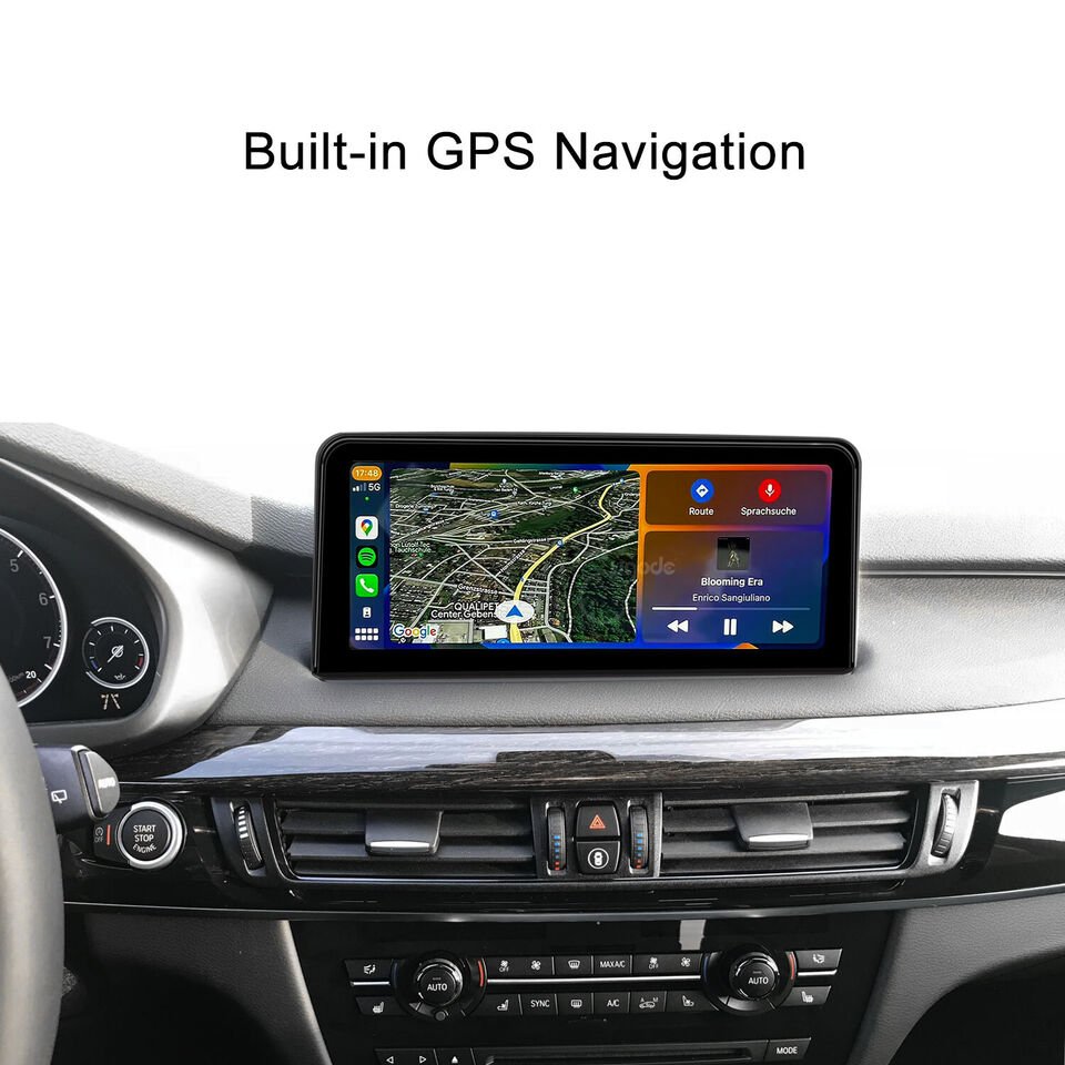 10.25" android13 car screen dvd multimedia player stereo system android car radio For BMW X5 X6 F15 F16 2014-2018 NBT