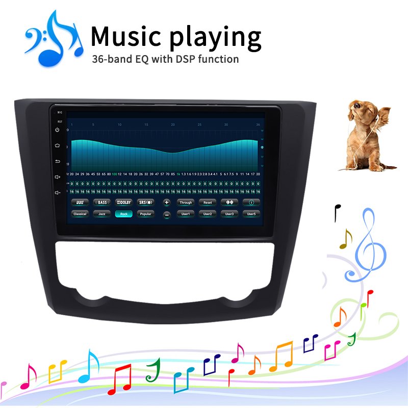 Factory Supply 9 Inch 2 Din Car Auto Radio GPS DVD Player Navigation For Renault Correga 2016 2017 2018 2019 With GPS
