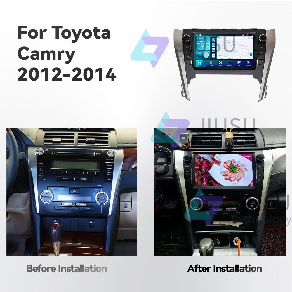 Touch Screen Android Car Radio GPS Navigation DVD Player Stereo Multimedia Audio System for Toyota Camry 2012-2014