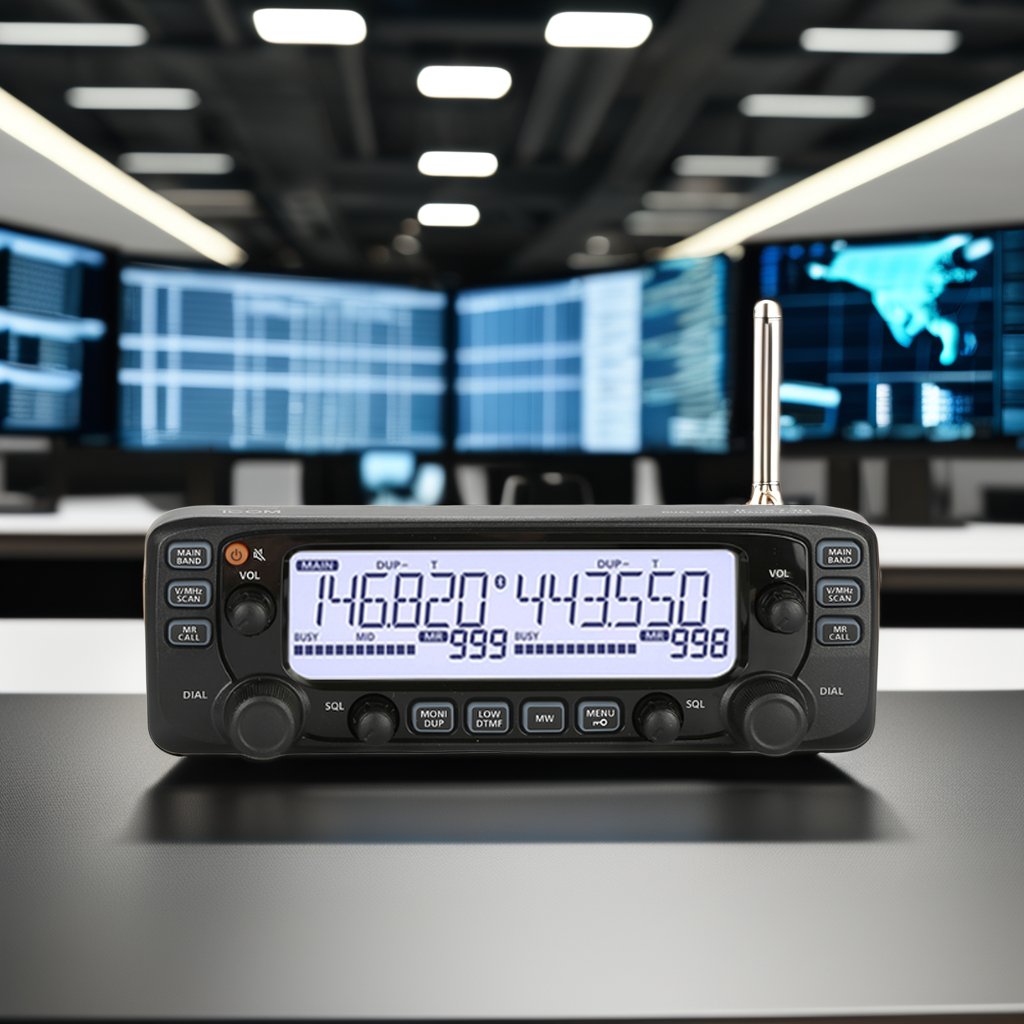 Original Japanese-made IC-2730E/A VHF/UHF High Power Dual Segment Transceiver 50km Upgrade Dual Display 30W DMR Conference